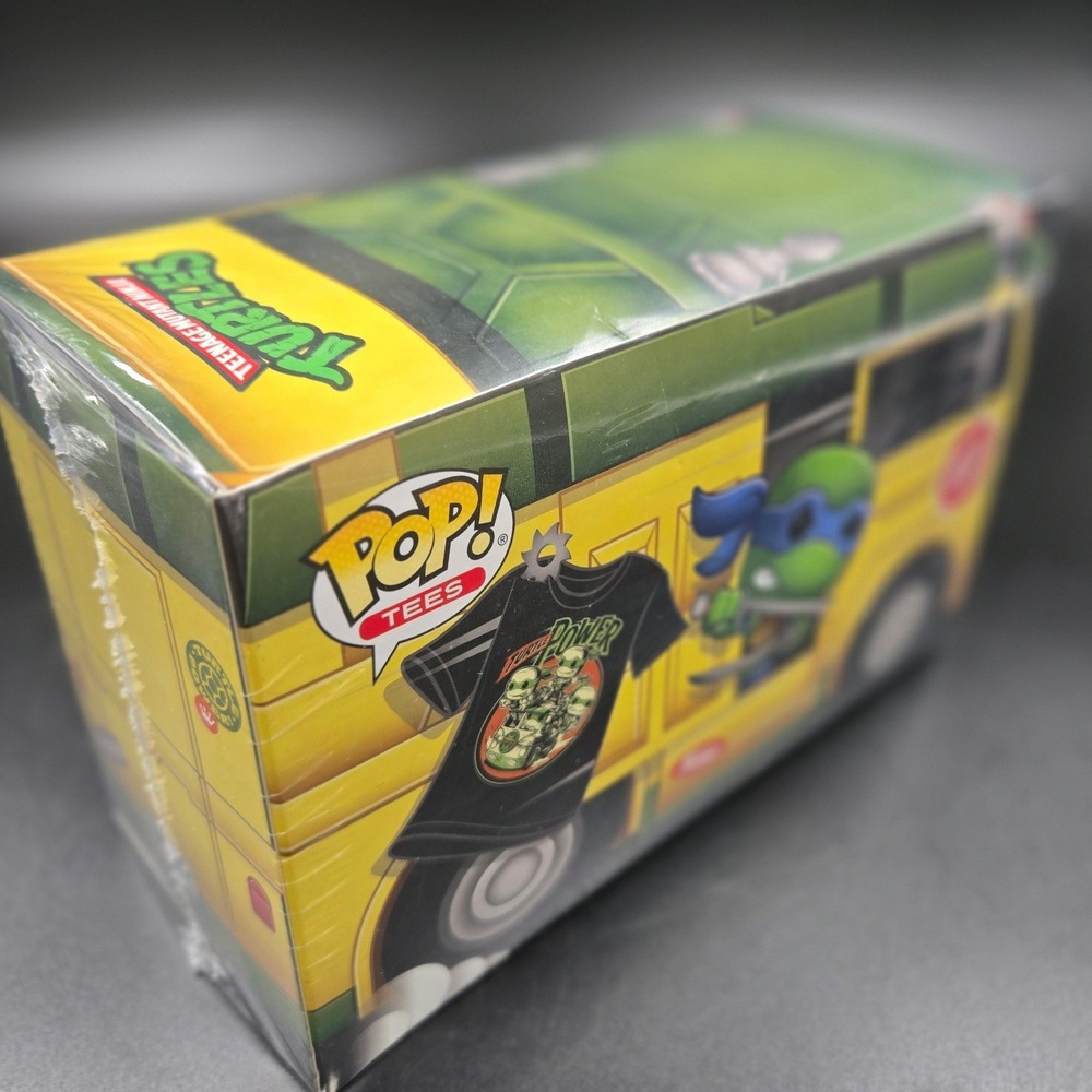 Funko Pop Tees TMNT Teenage Mutant Ninja Turtles Van Box Shirt Size M New Sealed